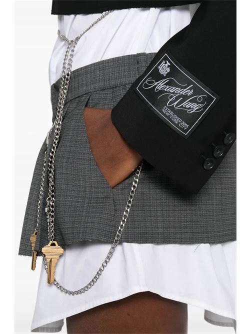 Crop jacket with logo ALEXANDER WANG | 1WC3252680001